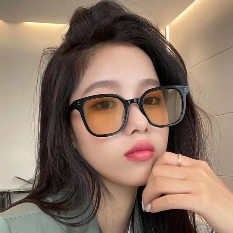 Kính Mát Gọng Vuông Chống Tia UV Nhiều Màu Sắc Thời Trang Hàn Quốc