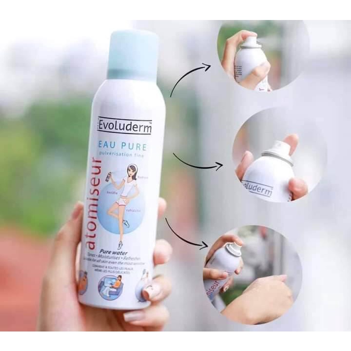 Xịt khoáng cấp ẩm Evoluderm Atomiseur Eau Pure | BigBuy360 - bigbuy360.vn