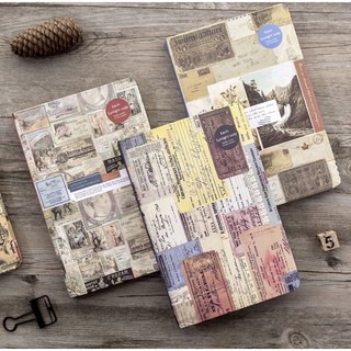 The vintage notebook sổ tay nhật kí phong cách cổ điển
