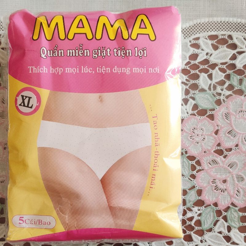 Combo 5 quần lót giấy Mama cho mẹ bầu và mẹ sau sinh đủ size