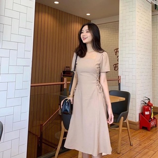 Đầm ôm body dáng chứ A đan dây cách điệu