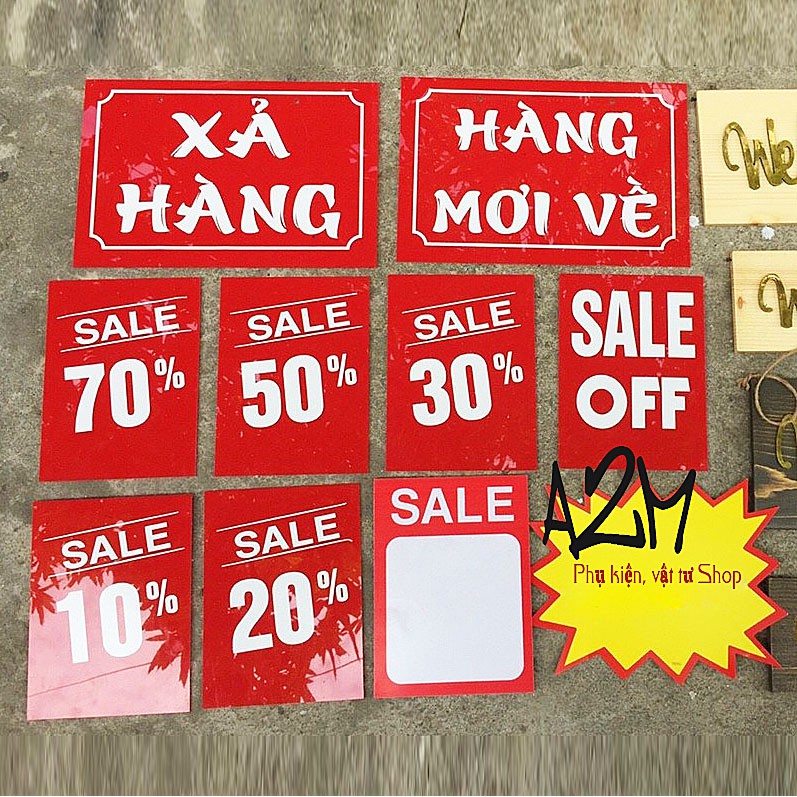 Giấy ghi sale. Combo 1 tập/10 tờ giấy ghi sale