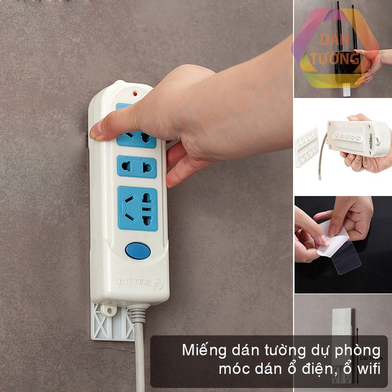 Miếng dán tường 2 mặt keo trong siêu chắc dự phòng cho kệ remote , kệ xà bông, dán tranh, chống thấm nước .