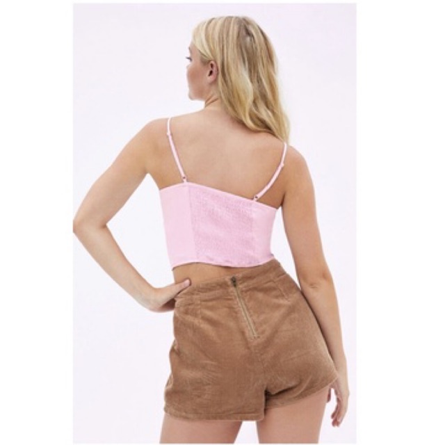 Croptop 2 dây Pacsun