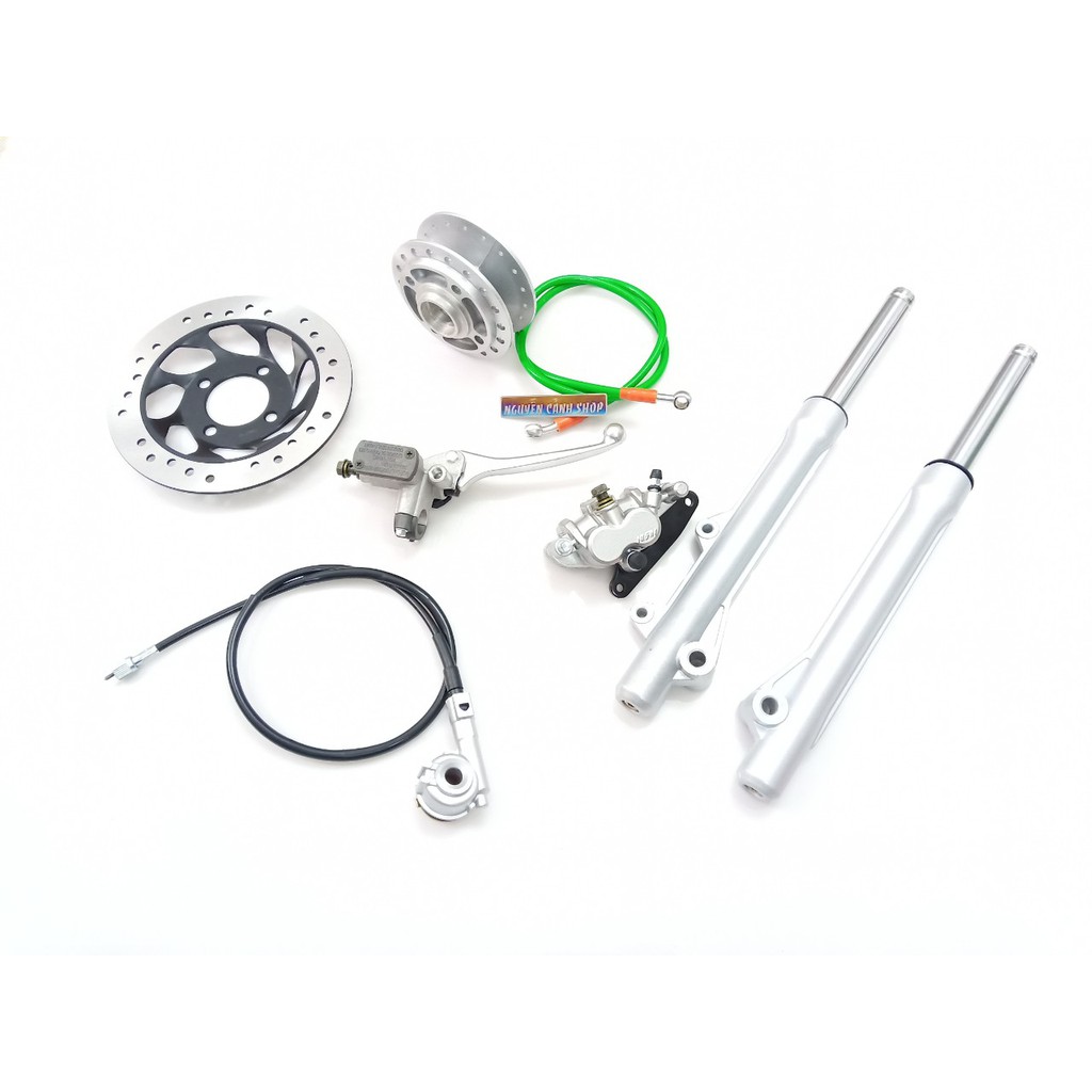 Bộ đĩa trước xe wave 100