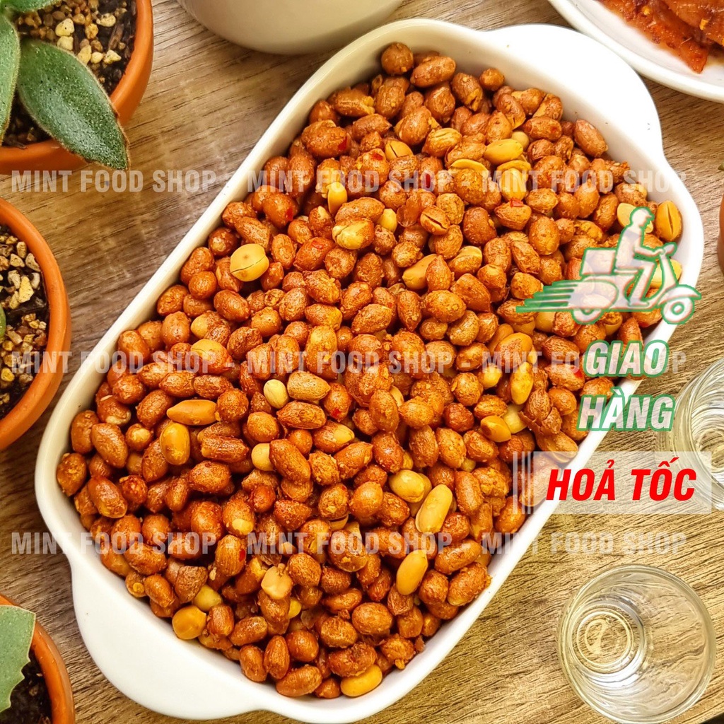 Đậu Phộng Tỏi Ớt Lon 400Gr
