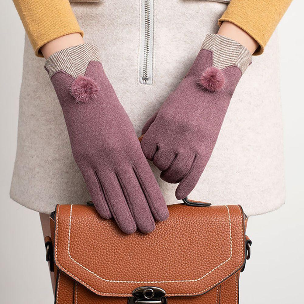 Găng Tay Nhung Chống Gió Giữ Ấm Có Thể Chạm Màn Hình Cảm Ứng VANES1