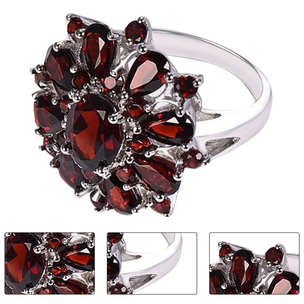 Nhẫn Hình Hoa Thanh Lịch Không Phai Màu Cho Nữ