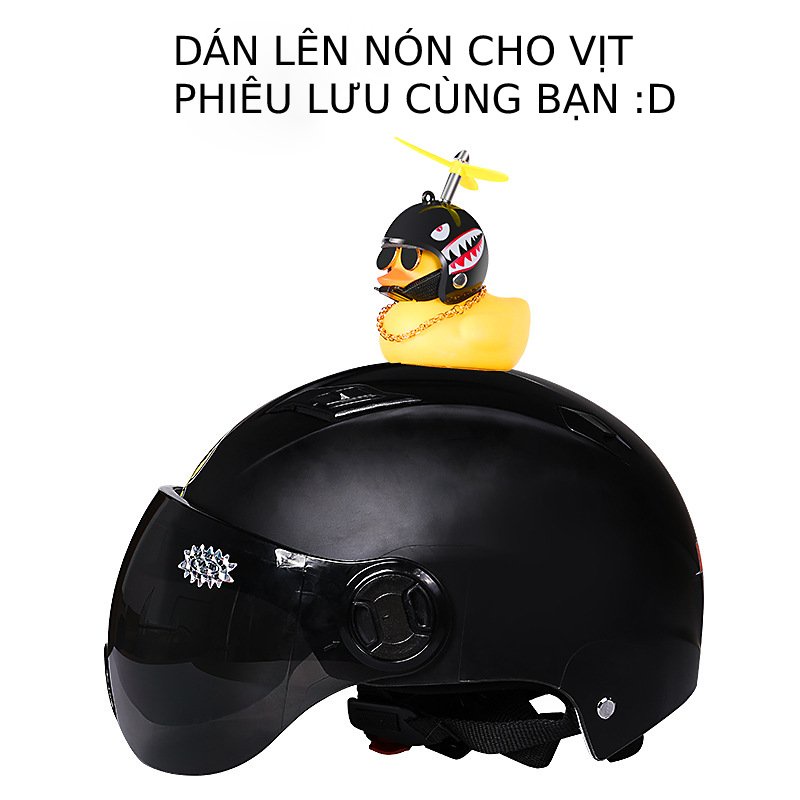 Vịt Con Siêu Ngầu Có Chong Chóng Tre Siêu Dễ Thương