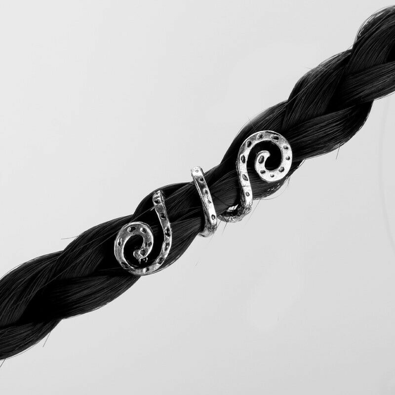 Kẹp tóc Haimeikang kiểu xoắn ốc phong cách viking retro