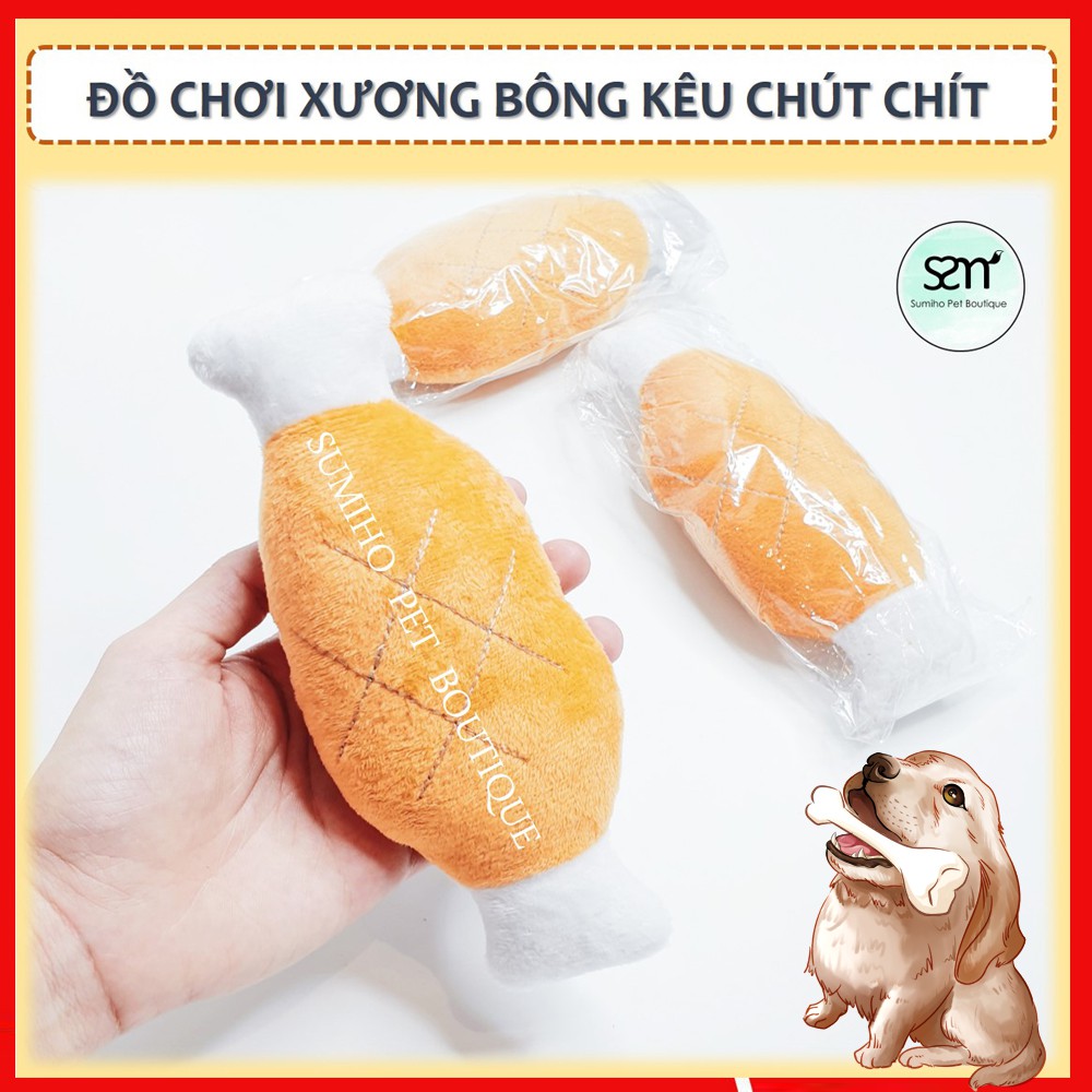Đồ chơi tương tác với thú cưng Sumiho – Xương bông kêu chút chít