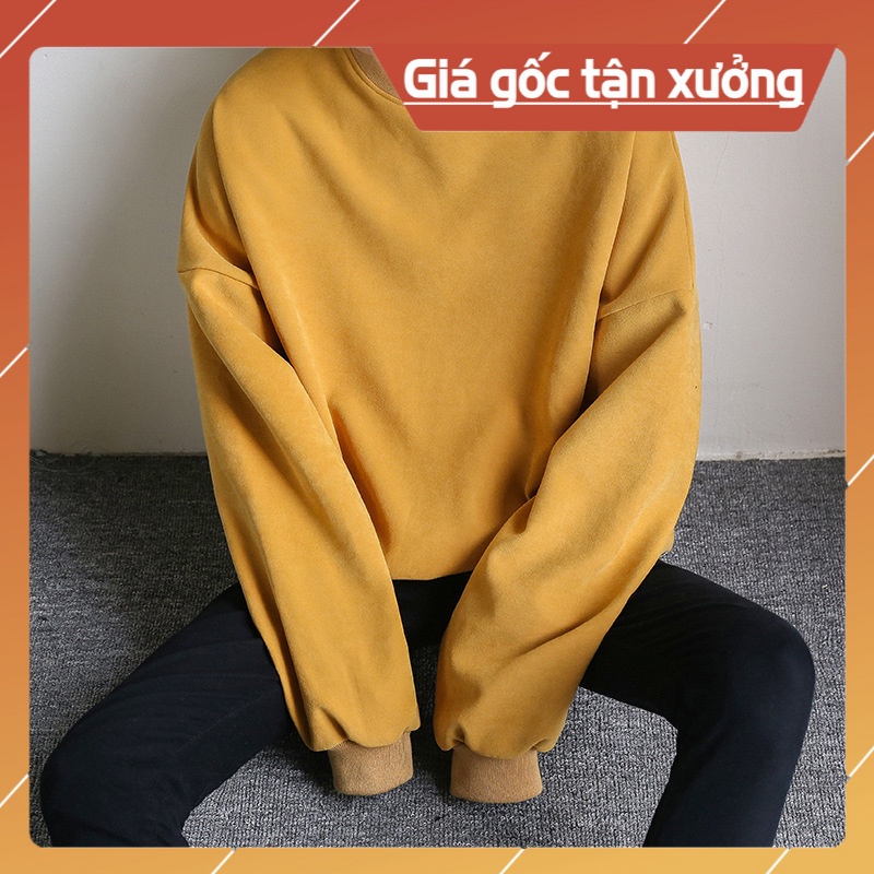 Áo sweater form rộng cổ tròn thời trang nam nữ | BigBuy360 - bigbuy360.vn