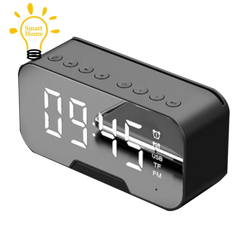 Loa Bluetooth G10 tích hợp đồng hồ báo thức màn hình LED màu đen