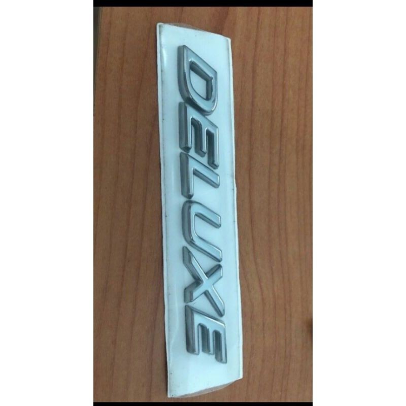 Chữ Nổi Luxury/Premium/ Deluxe Crom Dán Xe , Cerato , Solotu , Sedona Chính Hãng