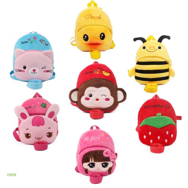 HAN Zoo Toddler Kids Backpacks Cute Plush Animal Backpacks for Girls Boys