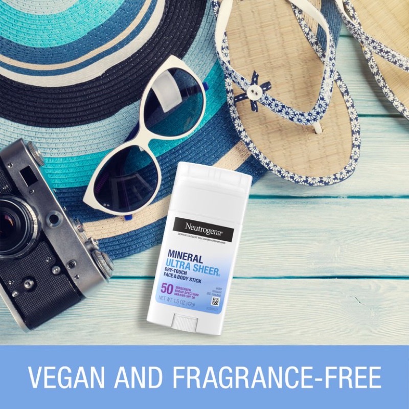 Sáp Chống Nắng Cho Mặt Và Toàn Thân Dạng Lăn Neutrogena Ultra Sheer Mineral Face & Body Stick Sunscreen SPF50 42g