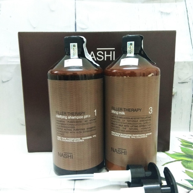 DẦU GỘI XẢ PHỤC HỒI CHO MỌI LOẠI TÓC NASHI ARGAN CLASSIC 1000ML