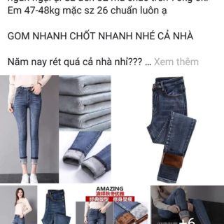 Quần bò thời trang nữ