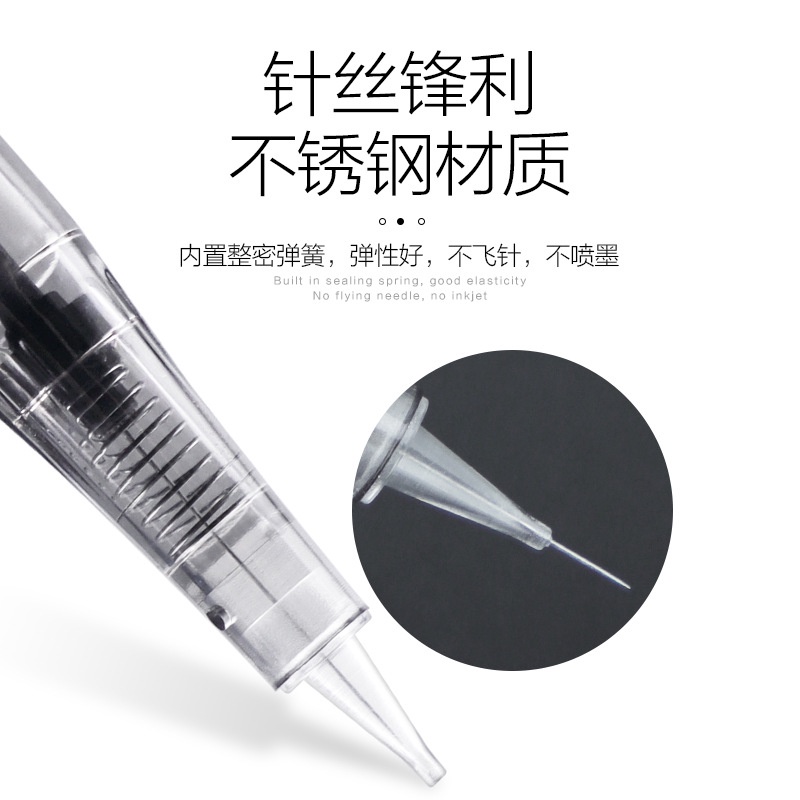 Meica Máy Xăm Chân Mày Bán Vĩnh Viễn Hình Chữ U 9 Chấu Có Đầu Kim Và Kim Tiện Dụng