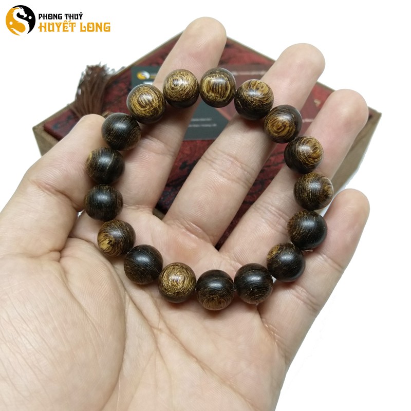 Vòng Tay Trầm Sánh Chìm Cao Câp, Vòng Tay Gỗ Trầm Thơm Ngọt