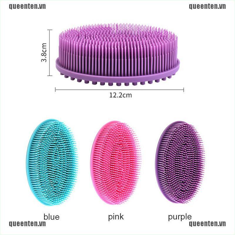 [Hàng mới về] Bàn chải tắm làm sạch da từ silicon mềm mại cho trẻ em tùy chọn màu sắc