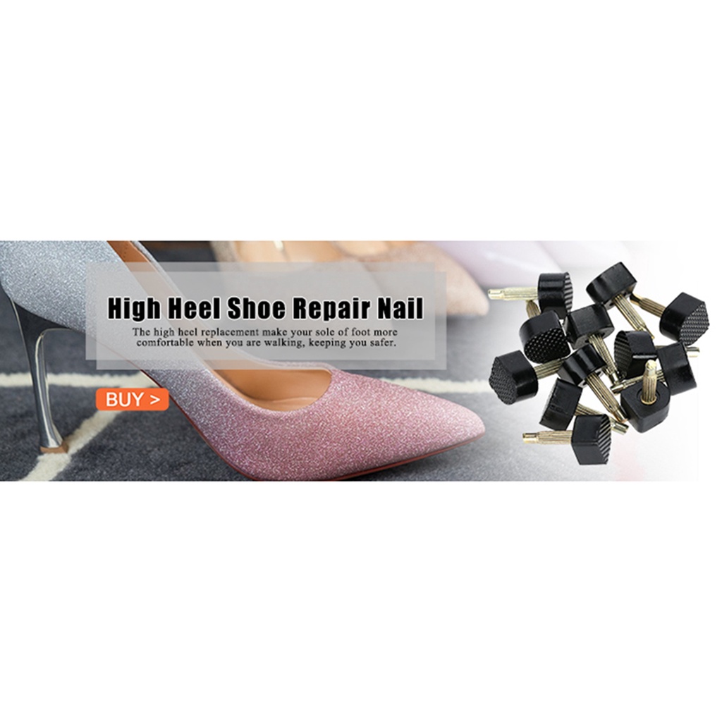 Set 60 miếng đệm gót thay thế bằng nhựa dành cho giày cao