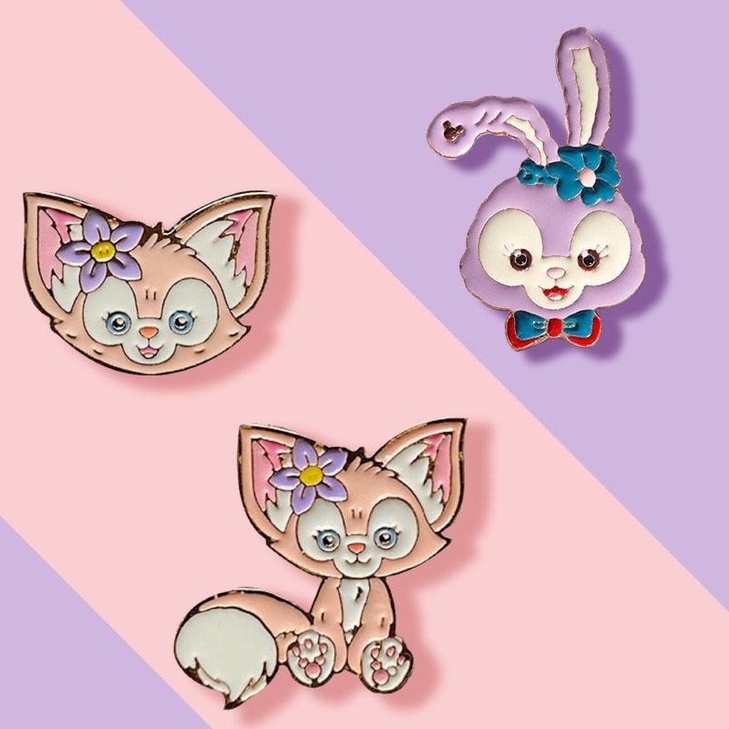 ENVIROSAX Mặt dây chuyền trang trí túi trâm hoạt hình dễ thương