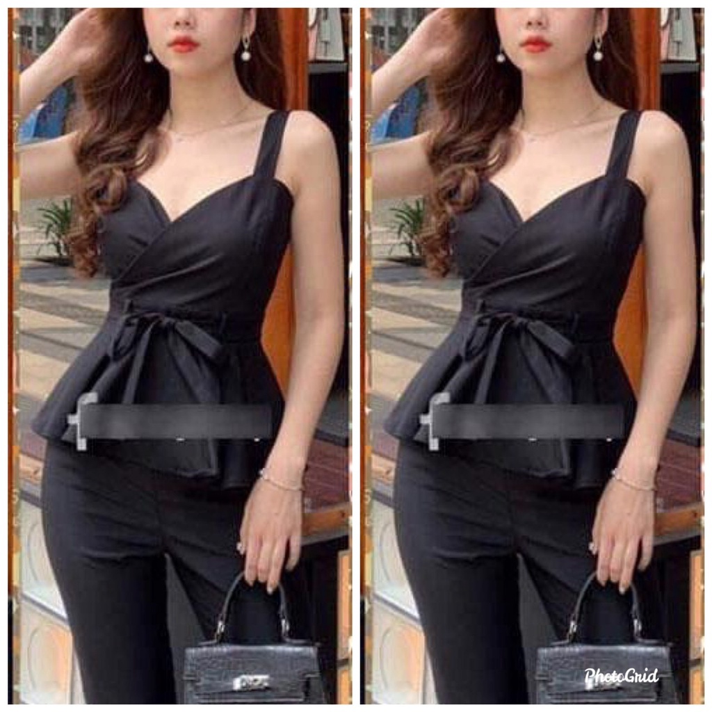 Set đồ bộ thời trang 4 mùa mặc nhà đi dạo đi chơi mua sắm chất cát hàn 2 da mềm mịn không xù không xước-HT455