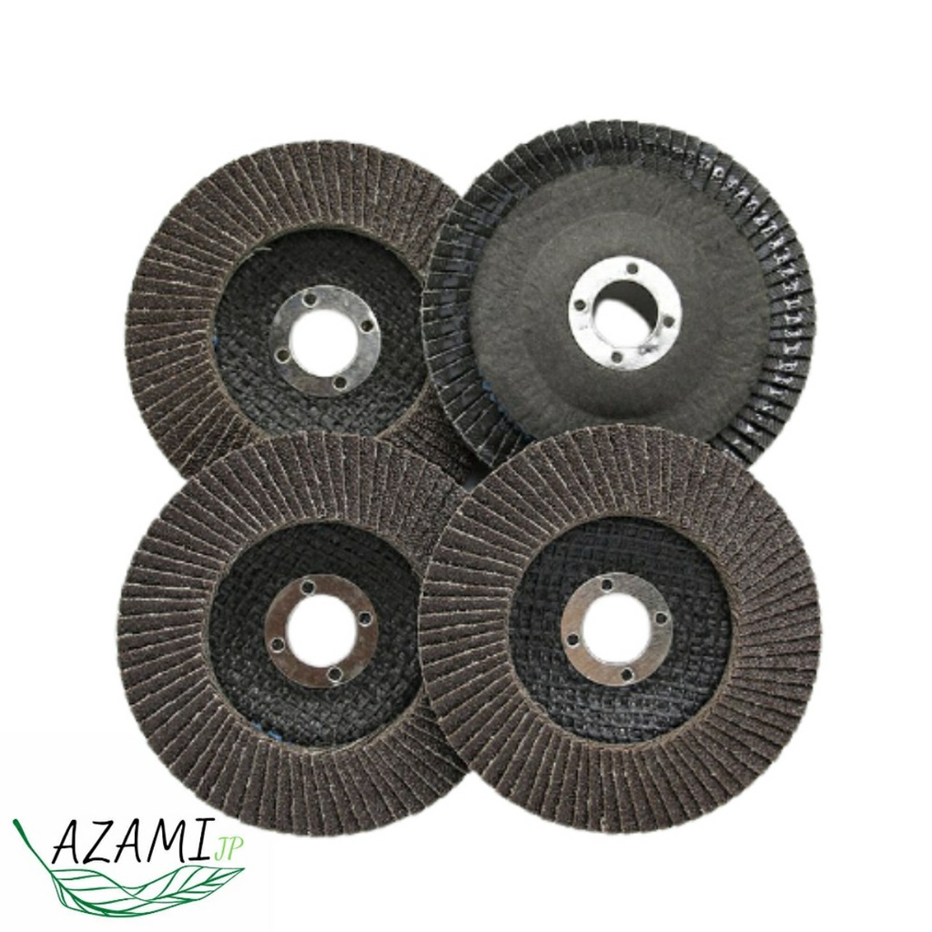 Đĩa Nhám Xếp 100mm, Đá Ráp Xếp Nắp Sắt Dùng Cho Máy Mài Cầm Tay Chất Lượng Giá Tốt
