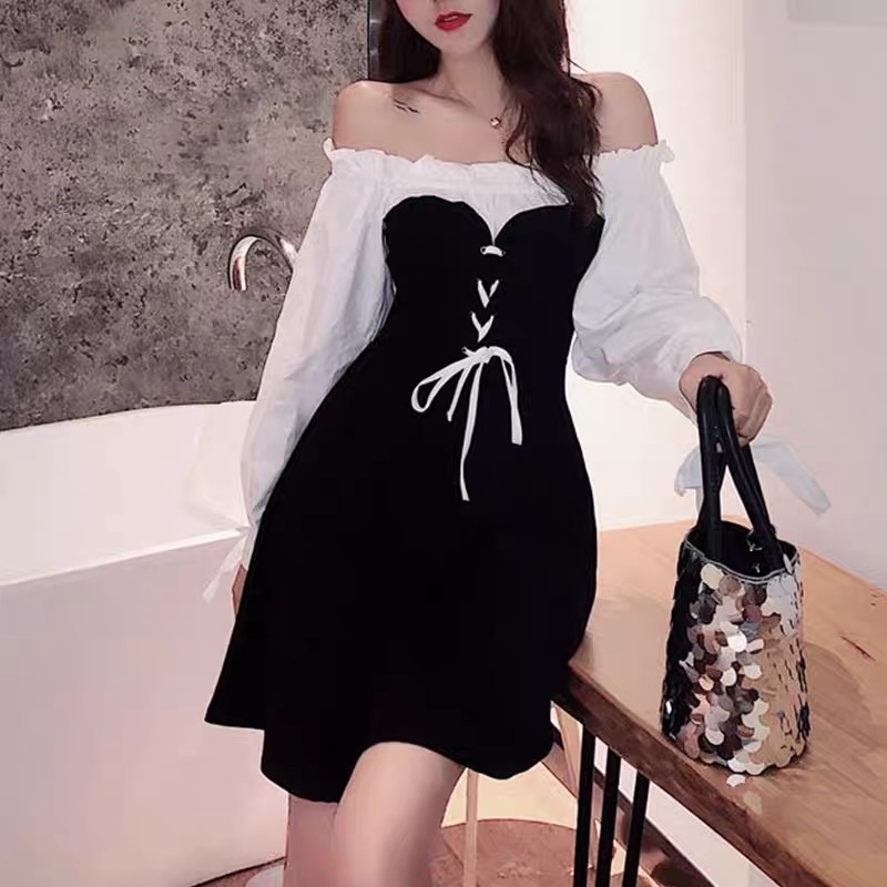 Váy tay trắng phong cách hàn ảnh thật 5 ảnh cuối -hàng chuẩn không phai hàng xưởng may lại