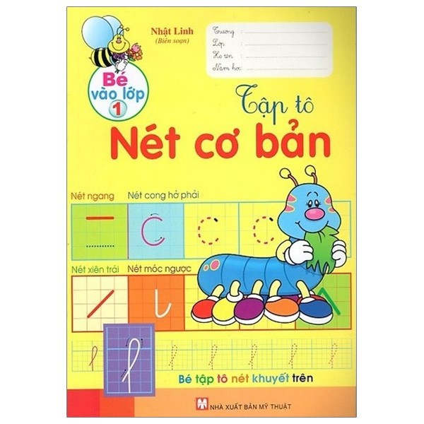 Sách - Bé Vào Lớp 1 - Tập Tô Nét Cơ Bản