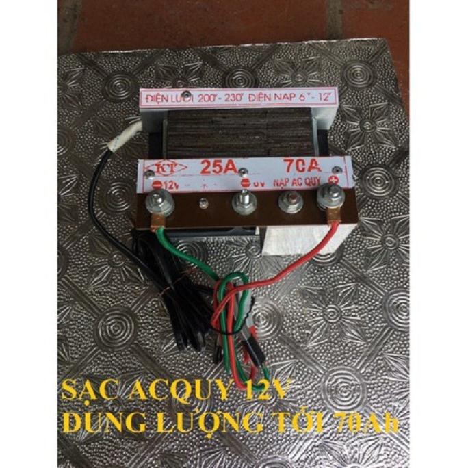 Máy nạp acquy 12V-70Ah siêu khỏe, hàng Việt Nam - Máy nạp acquy