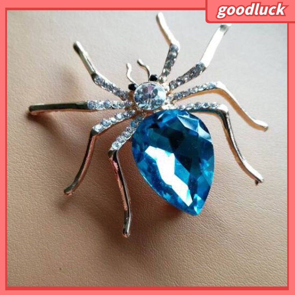 Trâm Cài Áo Hình Nhện Có Đính Đá Hợp Thời Trang Cho Nữ