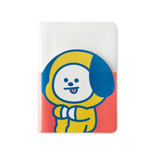 BTS BT21 Colorful Transparent Passport Case Line Friends Official Goods