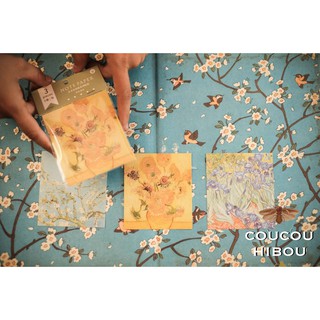 STICKER TRANH van gogh 2-cắt tròn