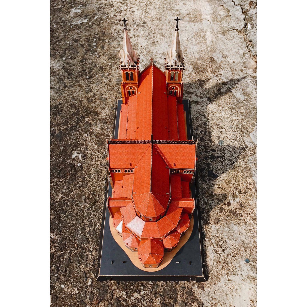 Bộ lắp ghép mô hình giấy cao cấp TAYTA Nhà Thờ Đức Bà - Sài Gòn