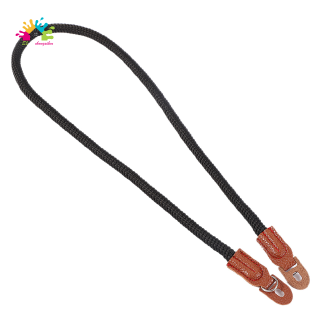 Dây Đeo Máy Ảnh Chất Liệu Sợi Polyester Cho Máy Ảnh Fujifilm Canon Nikon Sony Polaroid Pentax Panasonic (Đen)