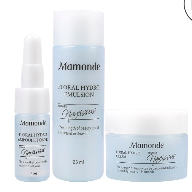 MBC Dòng dưỡng ẩm da Mamonde Floral Hydro từ củ hoa thủy tiên mini thanh lý