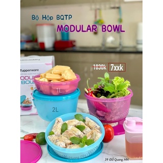 bộ hộp bảo quản thực phẩm modular bowl ( 2 hộp 1l , 2 hộp 2l )