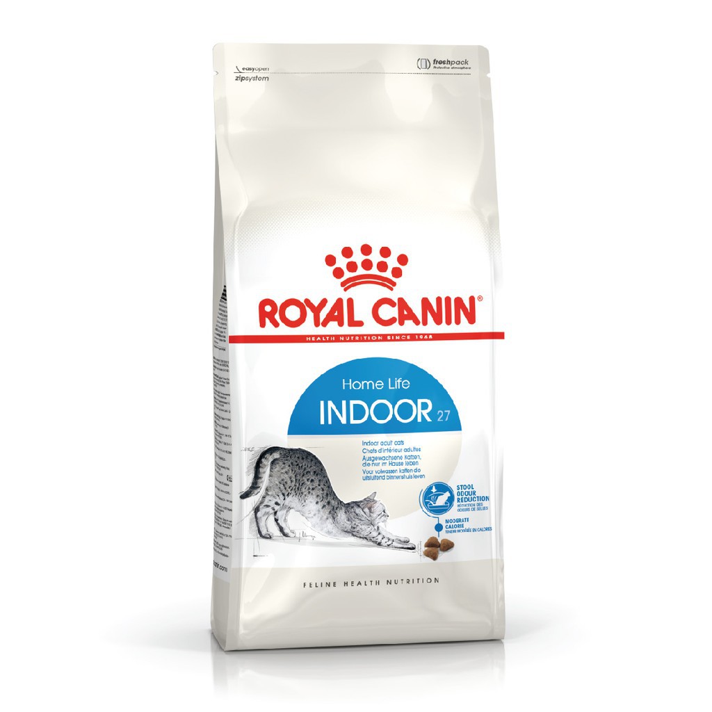Thức ăn cho mèo - Hạt Royal Canin INDOOR dành cho mèo trên 12 tháng ít vận động nguy cơ béo phì cao