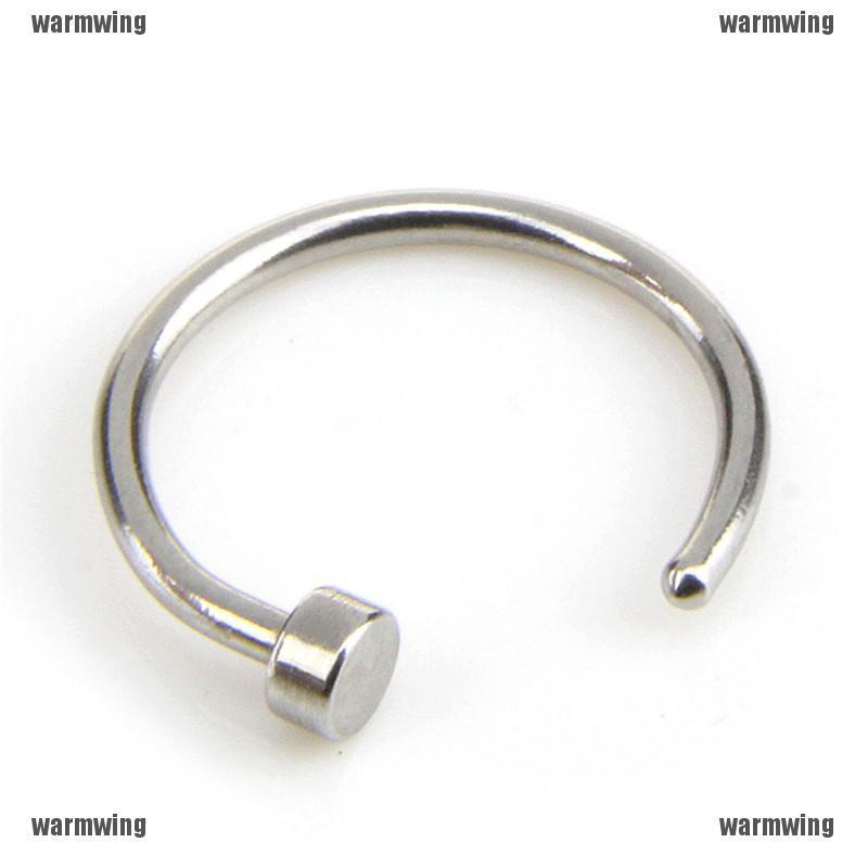 Set 14 Khuyên Mũi Thép Không Gỉ Đính Đá Pha Lê