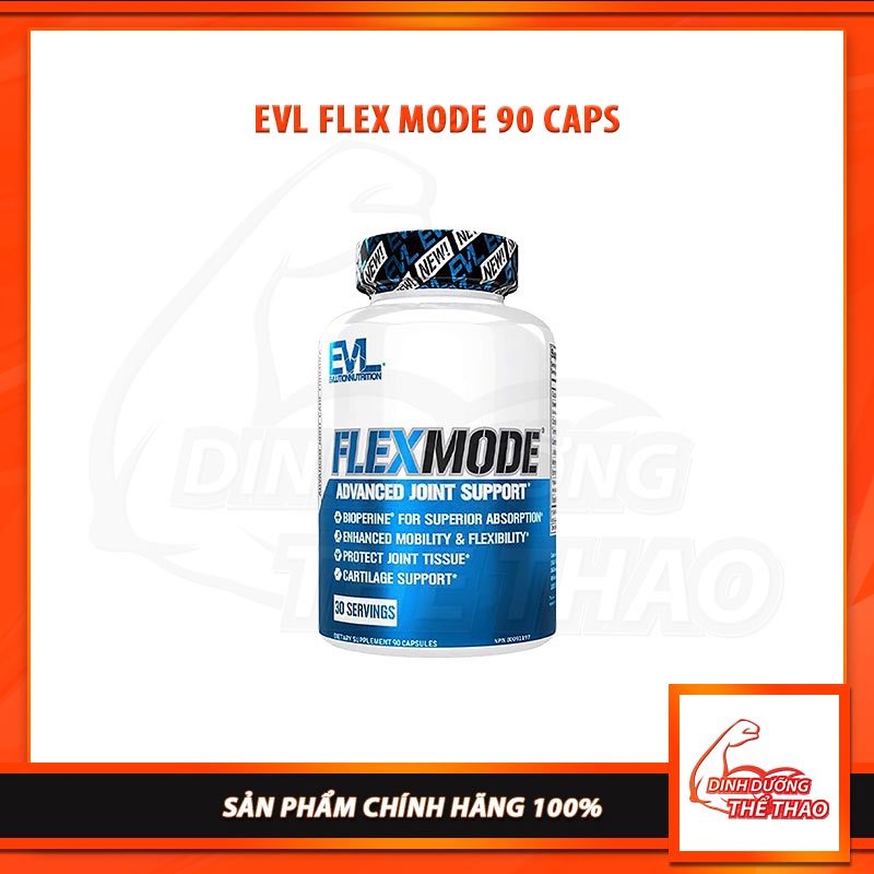 Glucosamin Flexmode Bảo Vệ Xương Khớp Toàn Diện Giúp Khoẻ Xương Chắc Xương Khớp Evl Flex Mode (90 viên)
