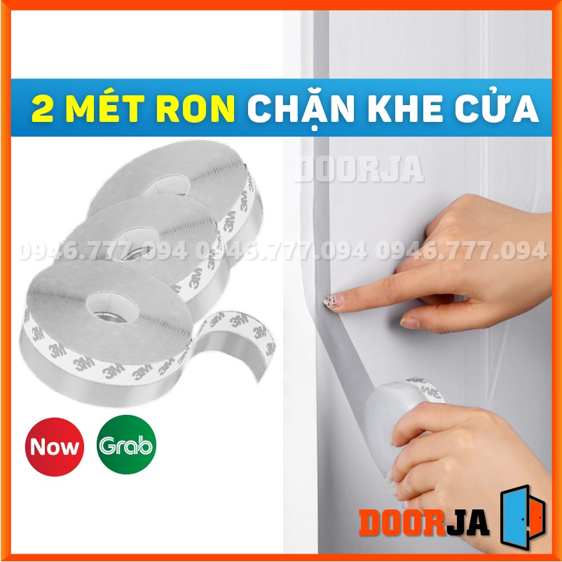 Ron Chặn Khe Cửa Cao Su 25 35 45mm Cao Su Chống Côn Trùng Nẹp Cao Su Chắn Cửa DOORJA