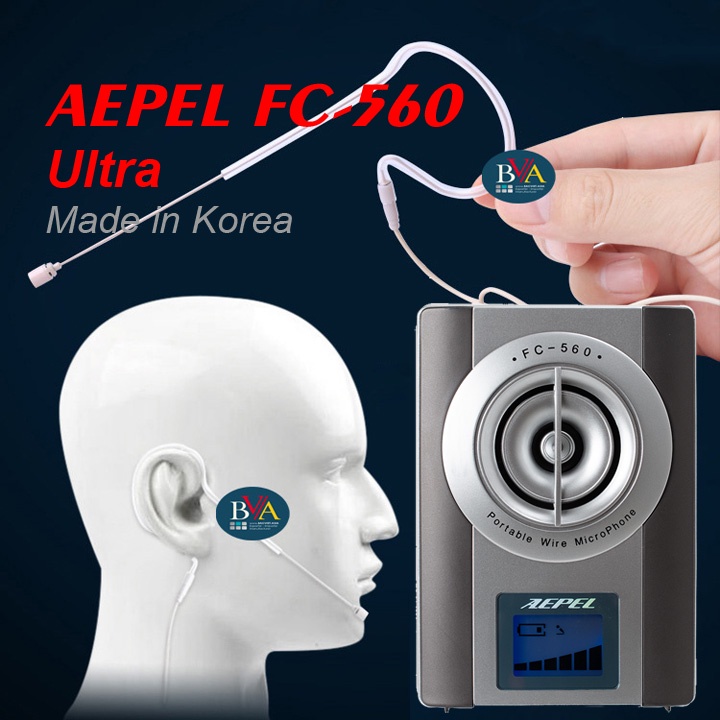 Máy trợ giảng không dây Hàn Quốc AEPEL FC560 MADE IN KOREA, loa 40W