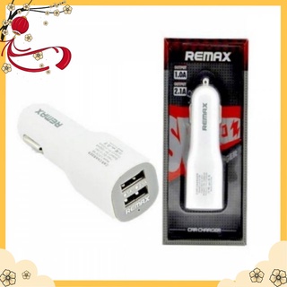 Cốc sạc xe hơi Remax 2 cổng usb, 1 cổng 1A 1 cổng 2A, chính hảng chất lượng đảm bảo