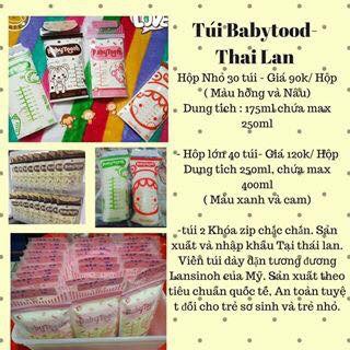 TÚI TRỮ SỮA BABYTOOTH
