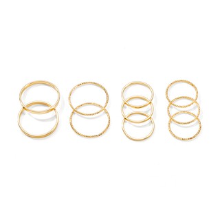 Set nhẫn phong cách đơn giản thanh lịch cho nữ