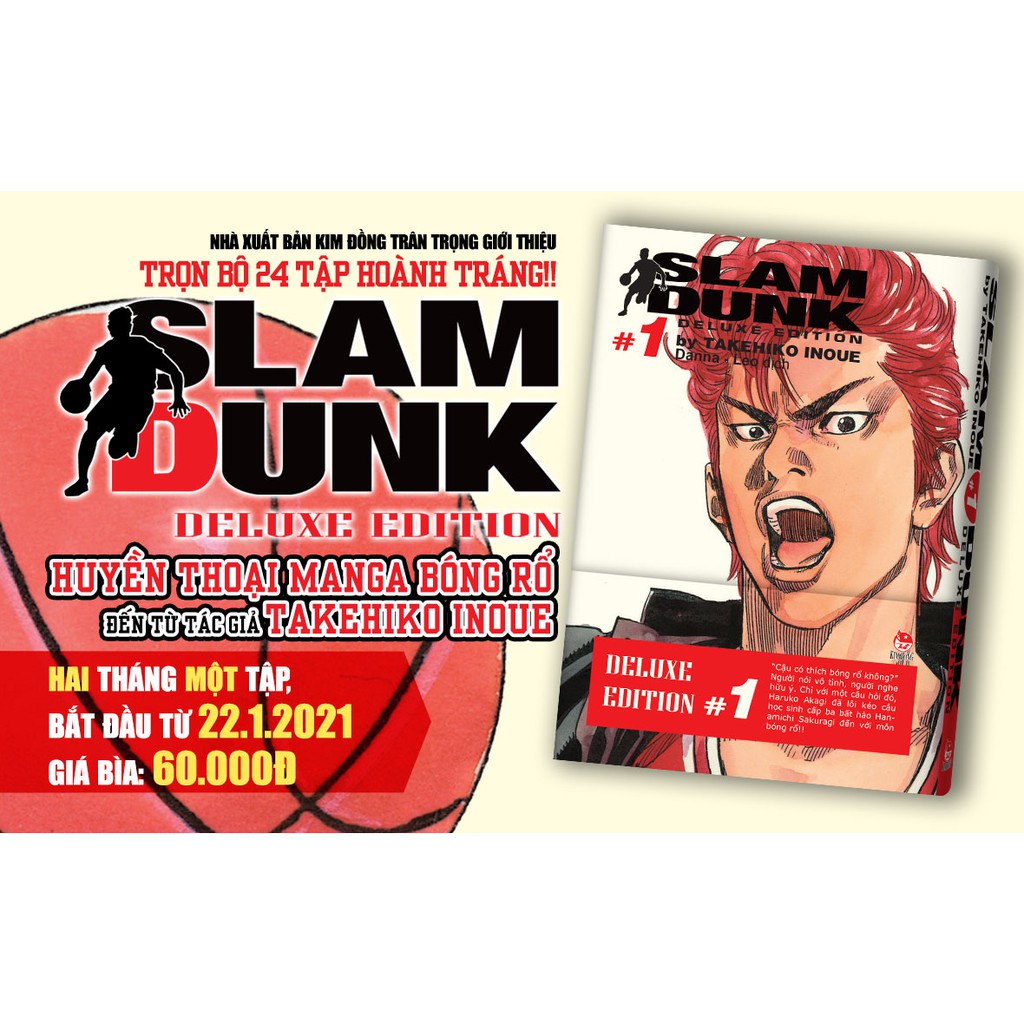 Sách - Slam Dunk - Deluxe Edition (Tập 1)