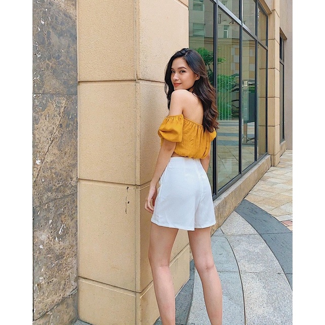 Áo croptop trễ vai REVERCLOTHINGS Tira Top