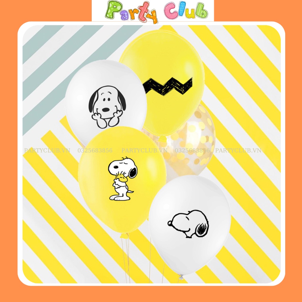 Bong bóng bay in hình chó trang trí sinh nhật cho bé